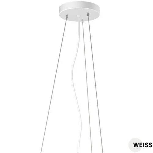 [S40-PENDEL-351] Set de suspension pour STRIPE 350, Blanc, PhaseDIM, Blanc