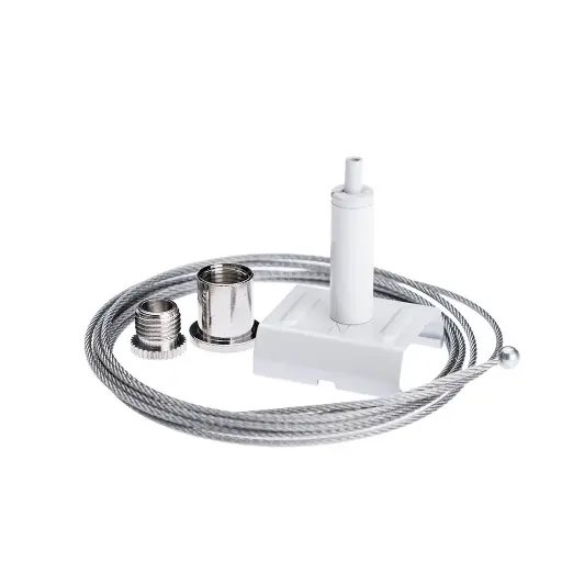 [SPWFG-3/3] Global Trac set de susp. Blanc + câble acier 3m