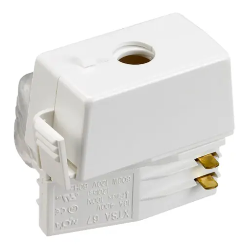 [XTSA67-3] Adaptateur Blanc pour rails triphasés
