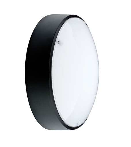 [SEC252224009702] RONDO Noir LED 2550lm 4000K Ø330mm  Visserie cruciforme