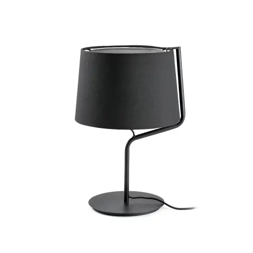 [FAR29333] BERNI LAMPE DE TABLE NOIRE